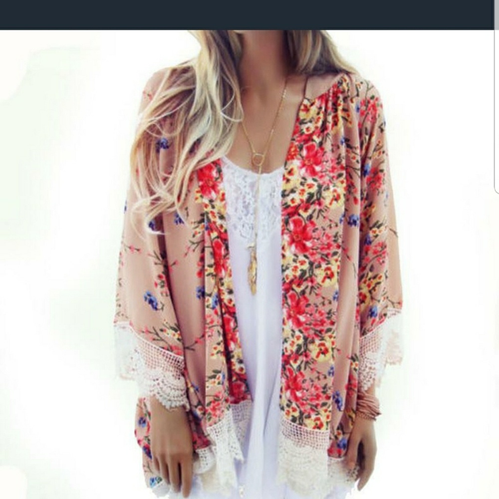 Floral kimono